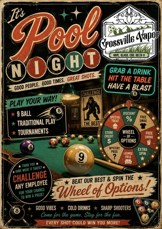 Pool Challenge flyer