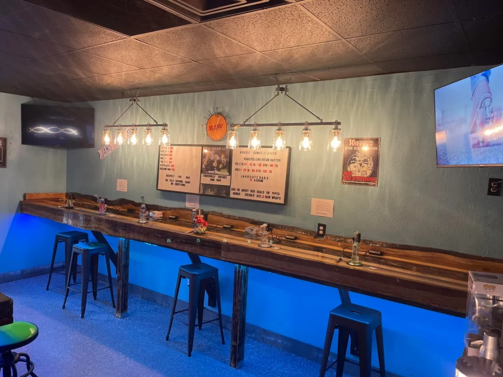 A look back: the back bar is complete — photo 1
