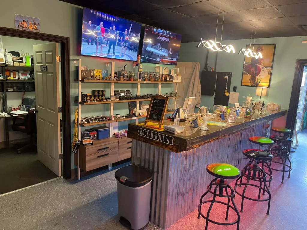 A look back: the back bar is complete — photo 2