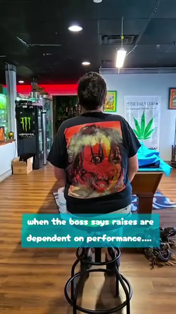 When raises are based on performance — video still